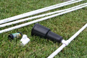 Sprinkler head, joints, piping, and casing